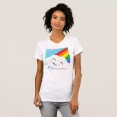 Cloudie Regenbogen-Behälter T-Shirt (Vorne ganz)