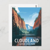 Cloudland Canyon Staat Park Postkarte (Vorne/Hinten)