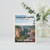 Cloudland Canyon Staat Park Postkarte (Stehend Vorderseite)