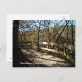 Cloudland Canyon State Park Pathway Postcard Postkarte (Vorne/Hinten)