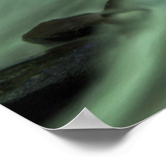 Cloudland Canyon Wasserfall Poster (Ecke)