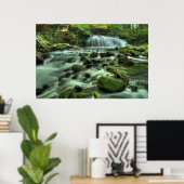Cloudland Canyon Wasserfall Poster (Heimbüro)