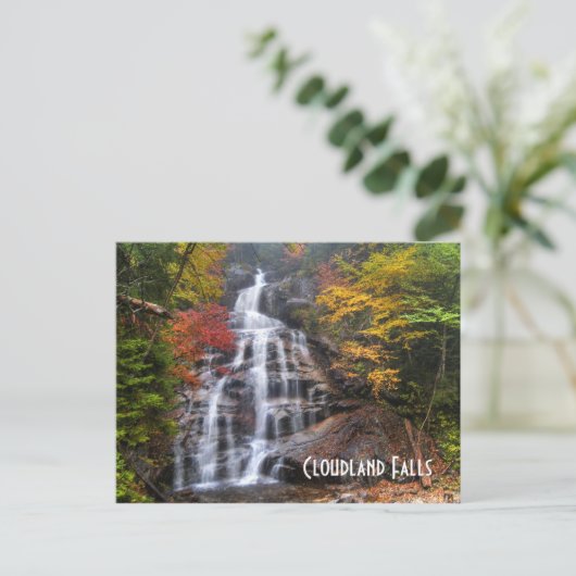 Cloudland Falls Postkarte (Stehend Vorderseite)