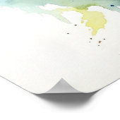 Cloudless Sulfur Butterfly Art Print Poster (Ecke)