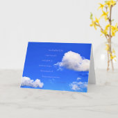 "Clouds #59" mit Gedicht: Peter Pan Karte (Gelbe Blume)