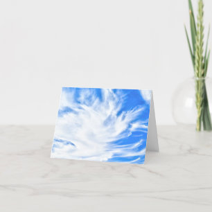 Clouds Abstrakte Blankenkarte für Typ Karte
