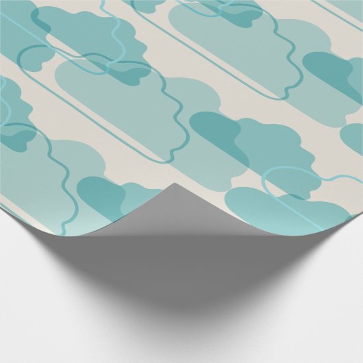 Clouds Baby Duschgeschenk Geschenkpapier (Ecke)