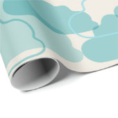 Clouds Baby Duschgeschenk Geschenkpapier (Rolleneckpunkt)