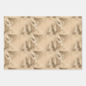 Clouds Birds Feathers Pastel Sky Collage Geschenkpapier Set (Vorderseite 3)