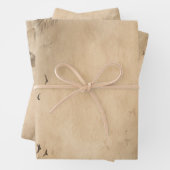 Clouds Birds Feathers Pastel Sky Collage Geschenkpapier Set (Beispiel)