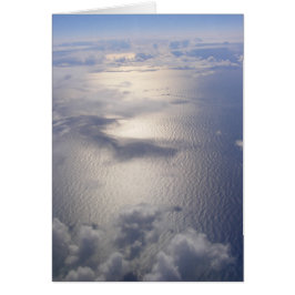 Clouds Blank Note Card (Design 3)
