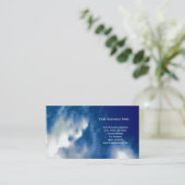 Clouds & Blue Sky Business Cards Visitenkarte (Stehend Vorderseite)