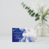 Clouds & Blue Sky Business Cards Visitenkarte (Stehend Vorderseite)
