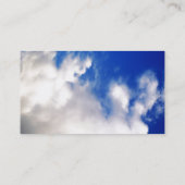 Clouds & Blue Sky Business Cards Visitenkarte (Rückseite)
