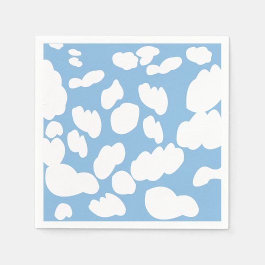 Clouds Blue Sky Clouds Party Serviette (Vorderseite)