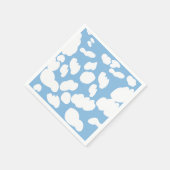 Clouds Blue Sky Clouds Party Serviette (Ecke)