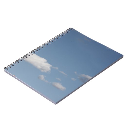 Clouds Blue Sky Notebook Notizblock (Linke Seite)