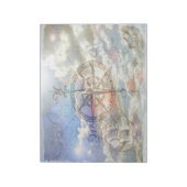 Clouds Compass Notepad Notizblock (Rotiert)