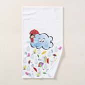 Clouds Ducks Rain Badezimmer Handtuchhalter Set (Handtuch)