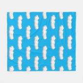 clouds Fleece Blanket (Vorderseite (Horizontal))