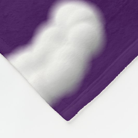 clouds Fleece Blanket (Ecke)