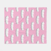 clouds Fleece Blanket (Vorderseite (Horizontal))