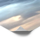 Clouds Foto Poster (Ecke)