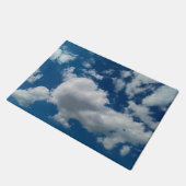 Clouds, in a summer sky fußmatte (Schrägansicht)