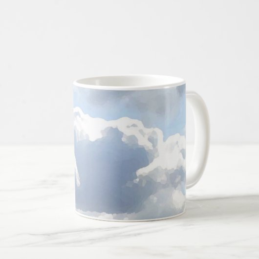 Clouds in Blue Sky  Kaffeetasse (VorderseiteRechts)