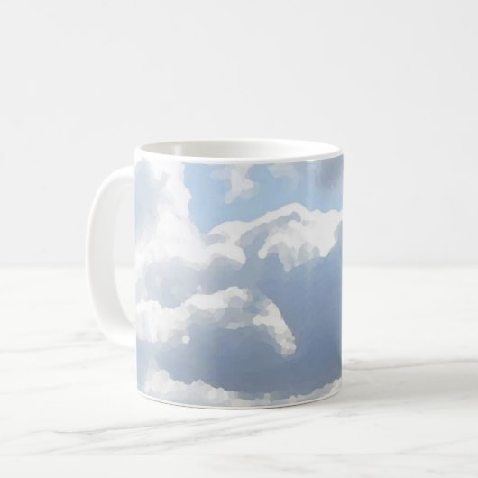 Clouds in Blue Sky  Kaffeetasse (Vorderseite Links)