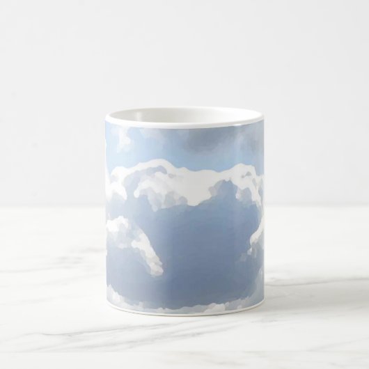 Clouds in Blue Sky  Kaffeetasse (Mittel)