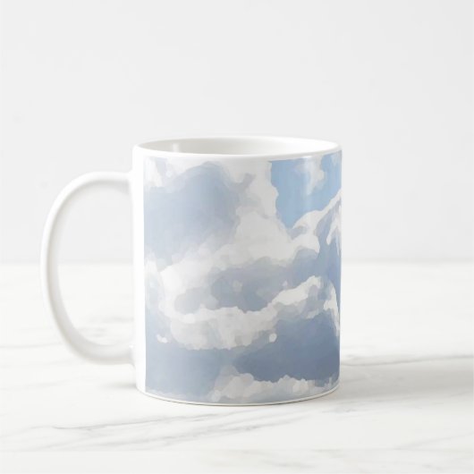 Clouds in Blue Sky  Kaffeetasse (Links)