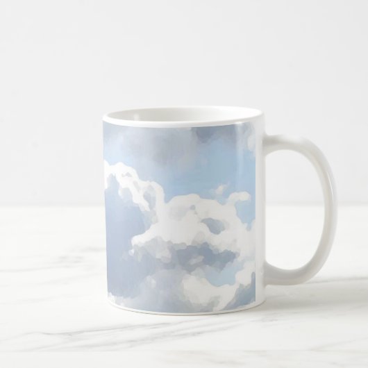 Clouds in Blue Sky Kaffeetasse (Rechts)