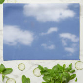 clouds in blue sky kitchen towel set geschirrtuch (Gefaltet)