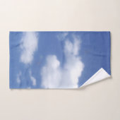 clouds in blue sky towel set (Handtuch)
