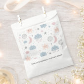 Clouds Moon Starry Sky Baby Dusche Geschenktütchen (Ausgeschnitten)