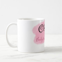 Clouds nine red pastel bridal shower namedate kaffeetasse