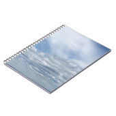 Clouds Old Silver Beach Notizblock (Linke Seite)