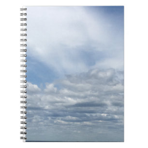 Clouds Old Silver Beach Notizblock