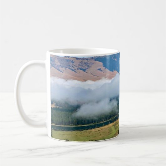 Clouds Over Flathead River Kaffeetasse (Links)