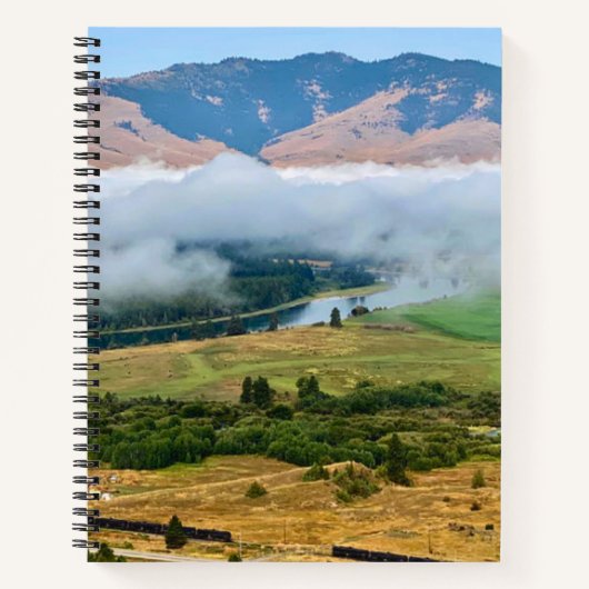 Clouds Over Flathead River Notizblock (Vorderseite)