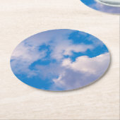 Clouds Paper Untersetzer (Angewinkelt)