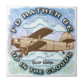 Clouds Plane Fliese (Vorderseite)