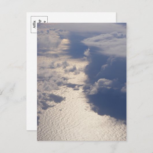 Clouds Postcard (Design 4) Postkarte (Vorne/Hinten)
