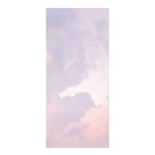 Clouds Rackkarte Werbekarte
