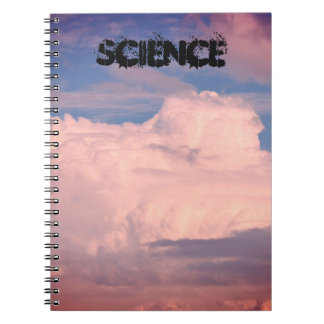 Clouds Science Spiral Foto Notebook Notizblock