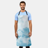 Clouds sky cartoon vector images schürze (Getragen)