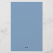 Clouds Stationery Briefpapier (Rückseite)