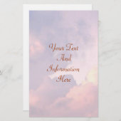 Clouds Stationery Briefpapier (Vorne/Hinten)