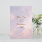 Clouds Stationery Briefpapier (Stehend Vorderseite)